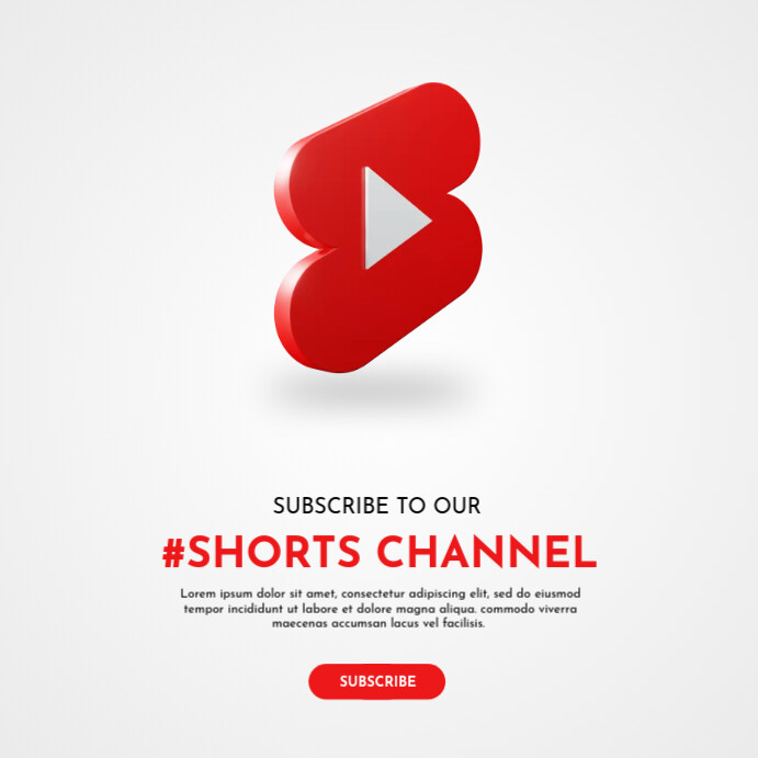 Youtube Shorts channel Template PosterMyWall
