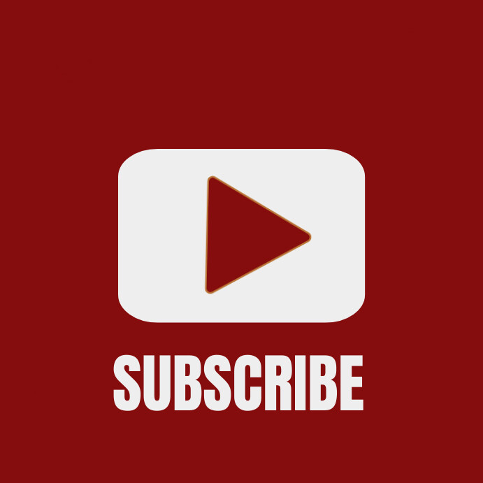 YouTube Subscribe button Template | PosterMyWall