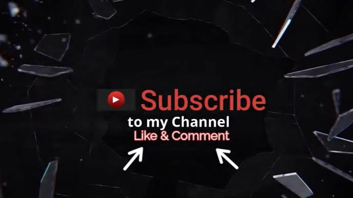 Plantilla de Youtube Subscribe Intro | PosterMyWall