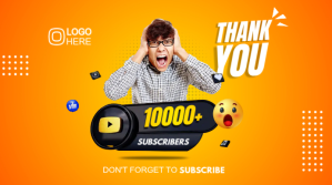 youtube subscriber appreciation template