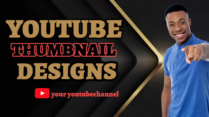 Black Youtube Thumbnail Template | PosterMyWall