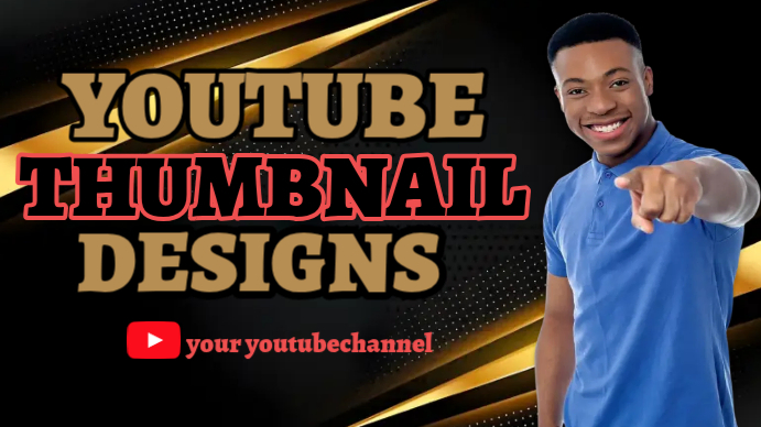 Black Youtube Thumbnail Template | PosterMyWall