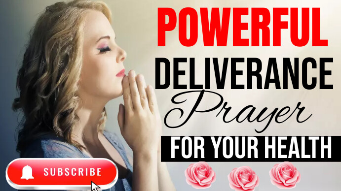 YouTube thumbnail about prayers template