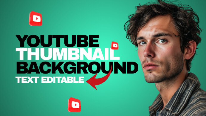 Youtube thumbnail background template