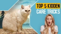 youtube thumbnail design pet care template