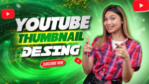 youtube thumbnail design poster template