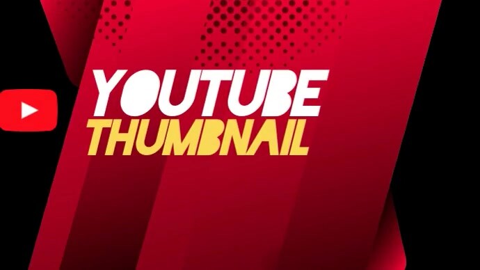 YouTube thumbnail design template
