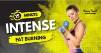 Fitness YouTube Channel Facebook Shared Image template