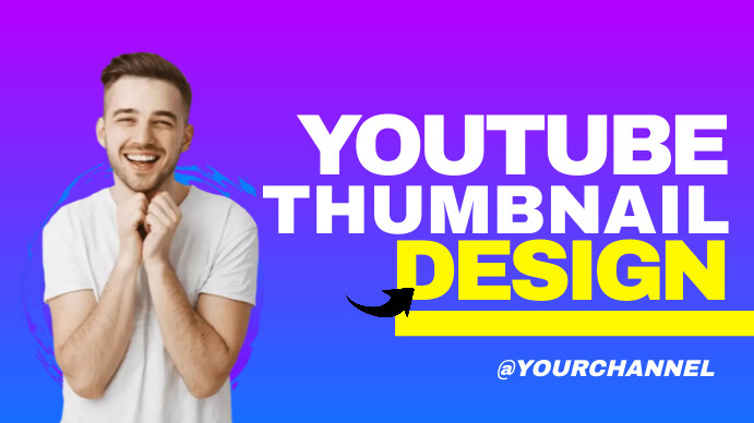 youtube thumbnail design template