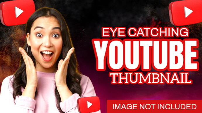 YouTube thumbnail template