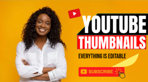 橙色 YOUTUBE THUMBNAIL YouTube-miniature Template