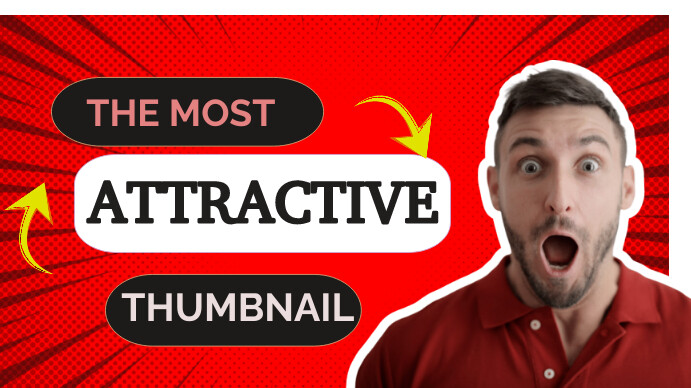 YouTube thumbnail template
