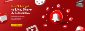 Rød Social Media Engagement Facebook Cover Photo Template