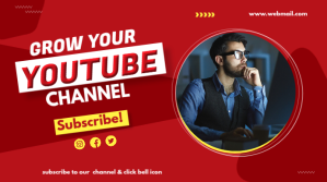 YouTube thumbnail template