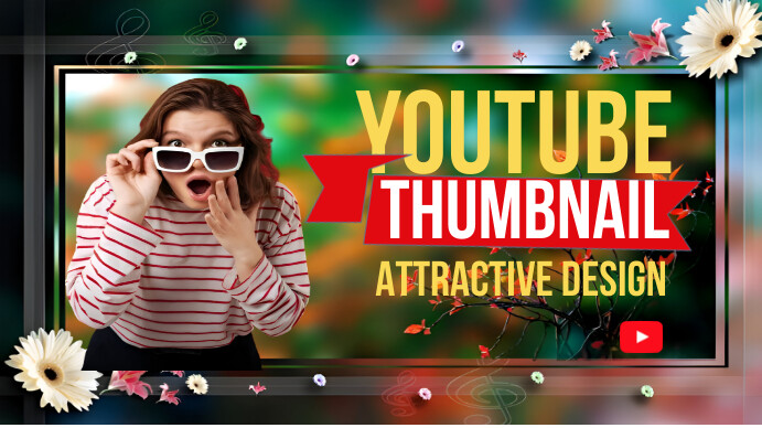 Youtube Thumbnail Design Youtube Thumbnail Templat | PosterMyWall