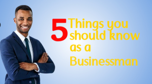 YouTube thumbnail for business man template