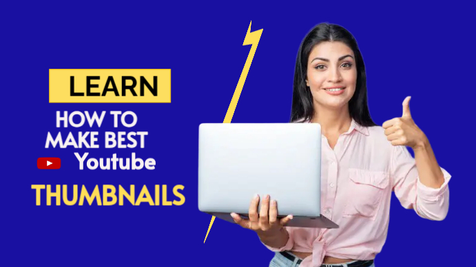 Blue Youtube Thumbnail Tutorial Template | PosterMyWall