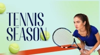 YOUTUBE THUMBNAIL TENNIS SEASON template
