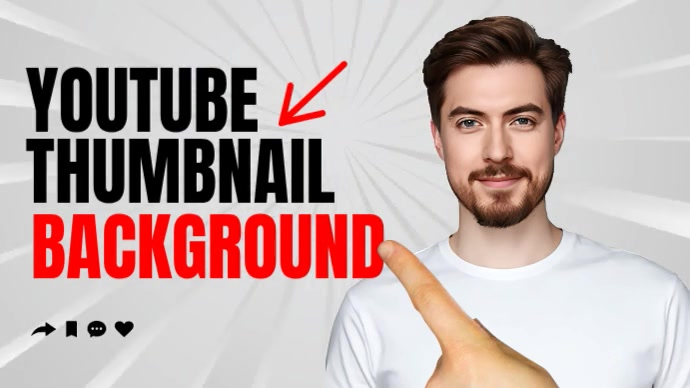 White Youtube Thumbnail Video Template | PosterMyWall