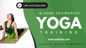 youtube thumbnail yoga training video thumbna template