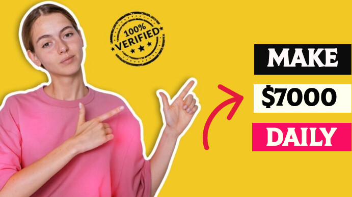 YouTube thumbnails - make $7000 daily template