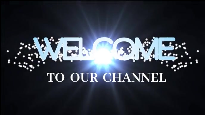 YouTube welcome video Digital Display (16:9) template