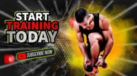 Youtube Workout Thumbnail Ads template