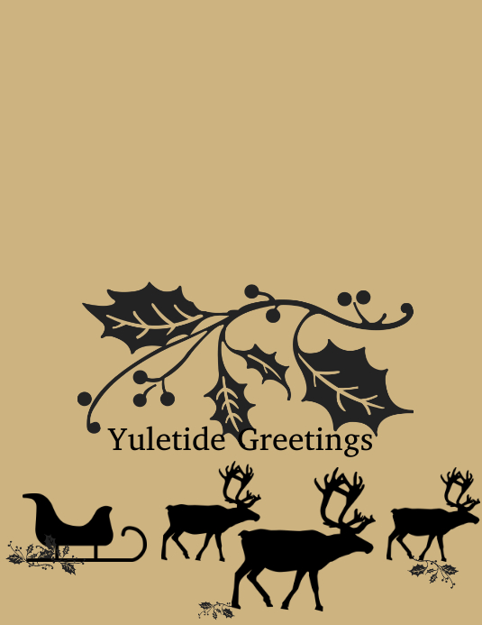 Yuletide Greetings Template | PosterMyWall