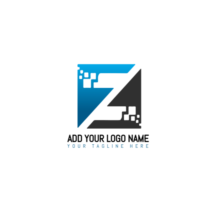 Z Logo/app/icon/symbol/identity/unique/monogram/typography/elegant/stylish/square/app/corporate/logo 徽标 template