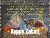 Zakat Flyer (US Letter) template