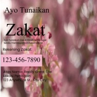 Zakat Post Instagram template