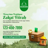 ZAKAT FITRAH Publicação no Instagram template