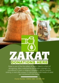 Zakat Flyer A5 template