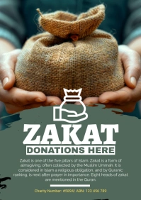 Zakat Flyer A3 template