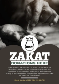 Zakat Flyer A2 template