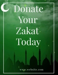 Zakat Poster Templates Flyer (US Letter)