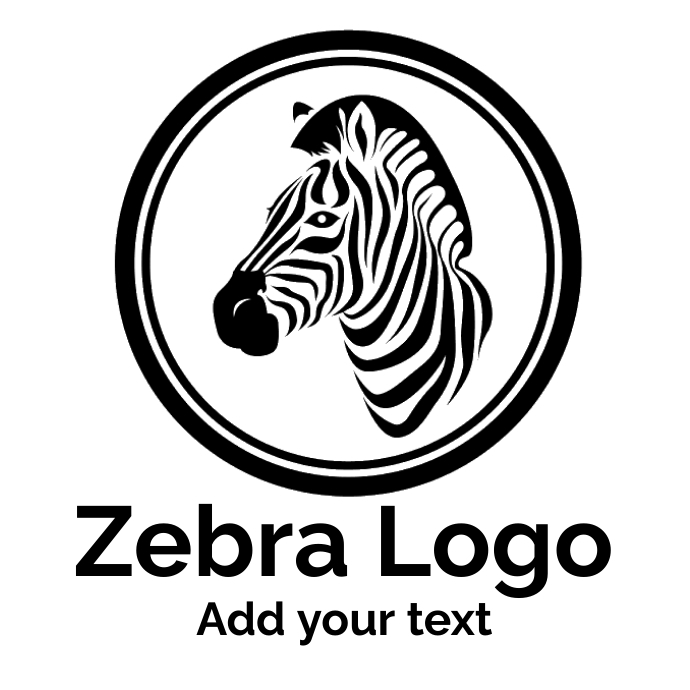 Zebra Logo Rabbit Zebra Logo Template | PosterMyWall