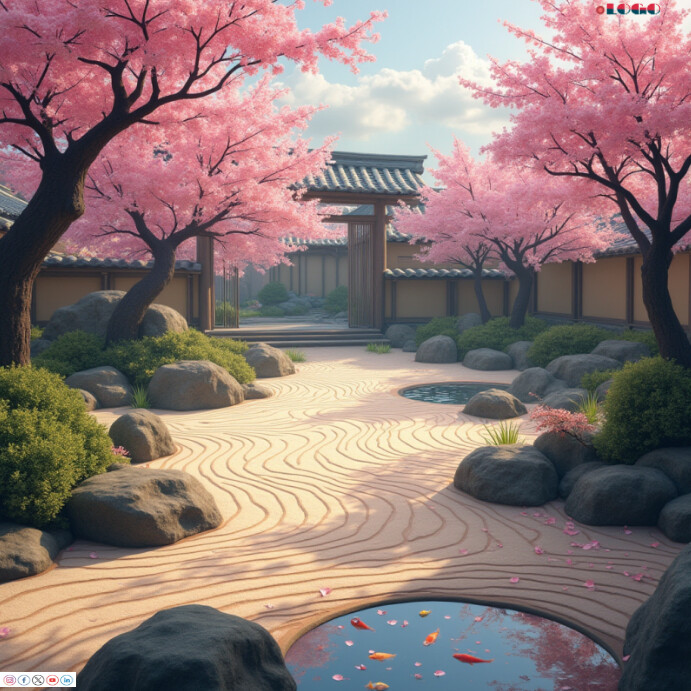 Zen Garden Wallpaper Pos Instagram template