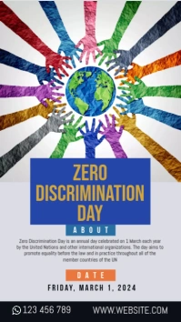 Zero Discrimination Day WhatsApp Status template