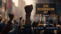 Zero Discrimination Day YouTube-Miniaturansicht template