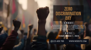 Zero Discrimination Day Gambar Mini YouTube template