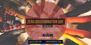 Zero Discrimination Day template