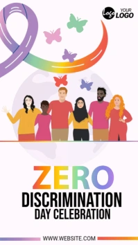 Zero Discrimination Day Post WhatsApp Status template