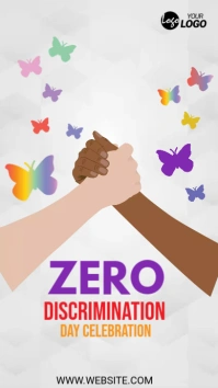 Zero Discrimination Day WhatsApp Status template