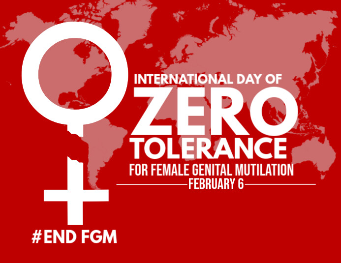 Mutilation Chart Poster zero tolerance female mutilation day poster Template | PosterMyWall