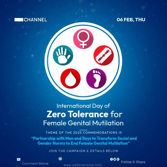 Mutilation Chart Poster Copy of Zero Tolerance for Female Genital Mutilation | PosterMyWall