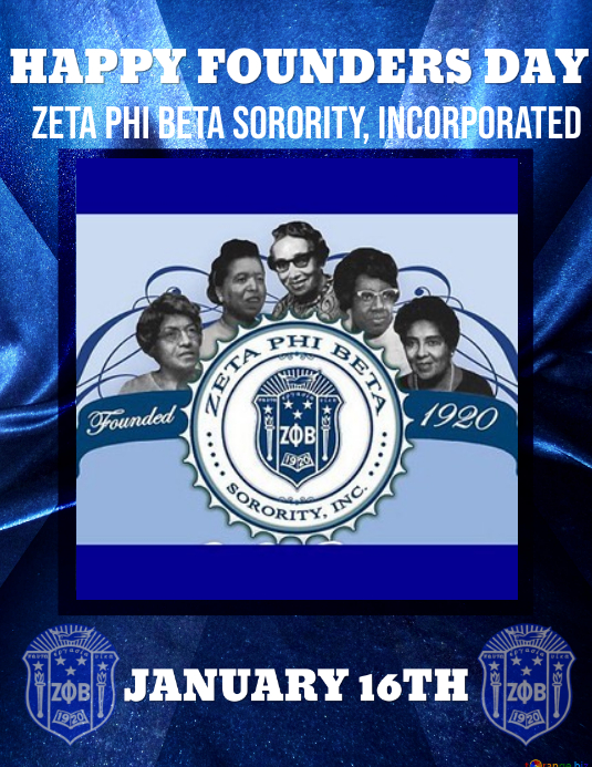 Happy Founders Day Zeta Phi Beta 2025