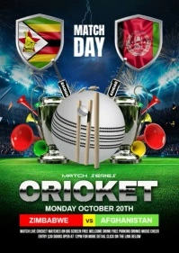 Zimbabwe vs Afghanistan A6 template