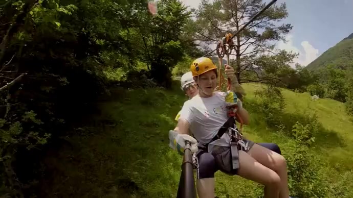 Zip-Lining YouTube Kanaal Omslag Foto template