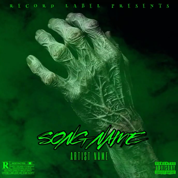 ZOMBIE ALBUM SONG MIXTAPE COVER TEMPLATE | PosterMyWall